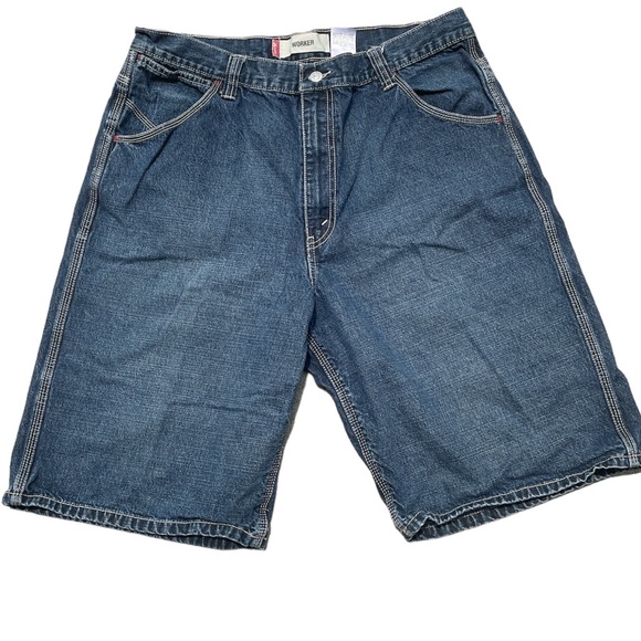 Vintage Mens Levi’s Jean Shorts Size:36 - Picture 2 of 4